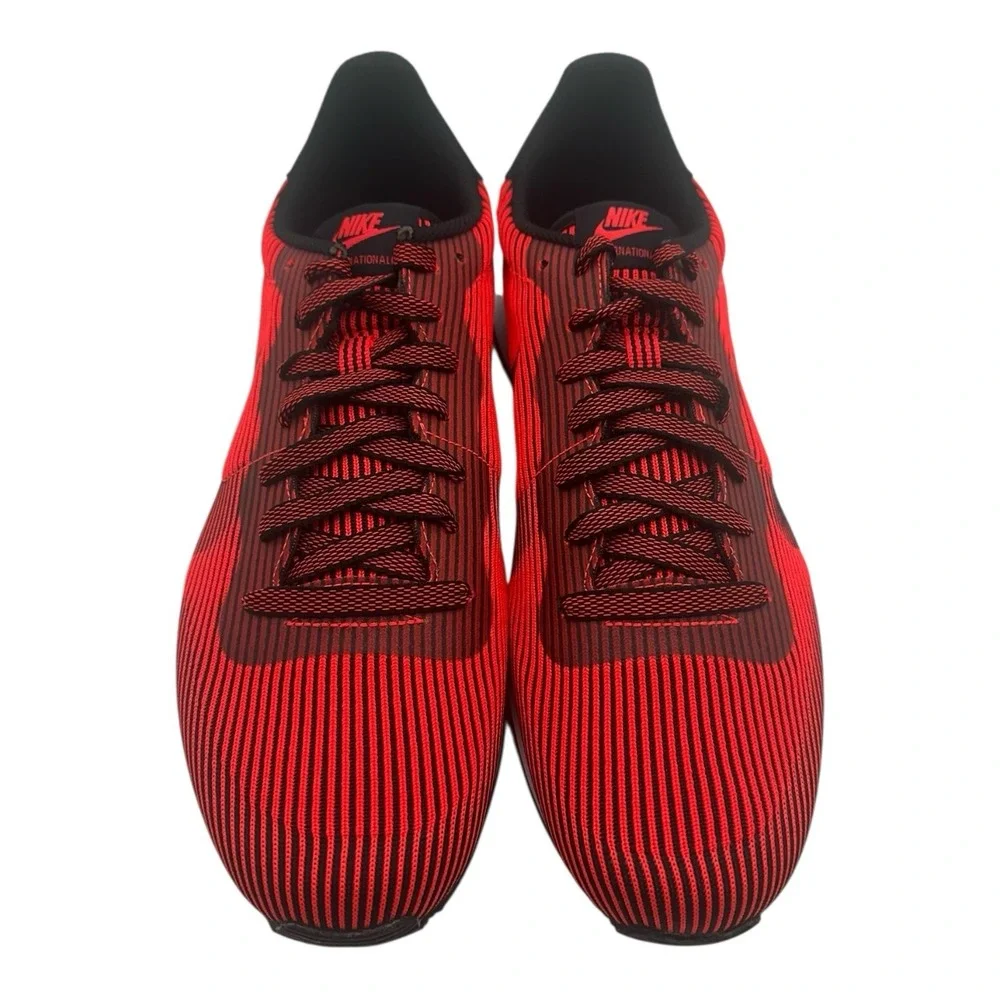 Nike Internationalist KJCRD Jacquard M QS‎ Running Shoes Mens Sz 8.5 Red/Black